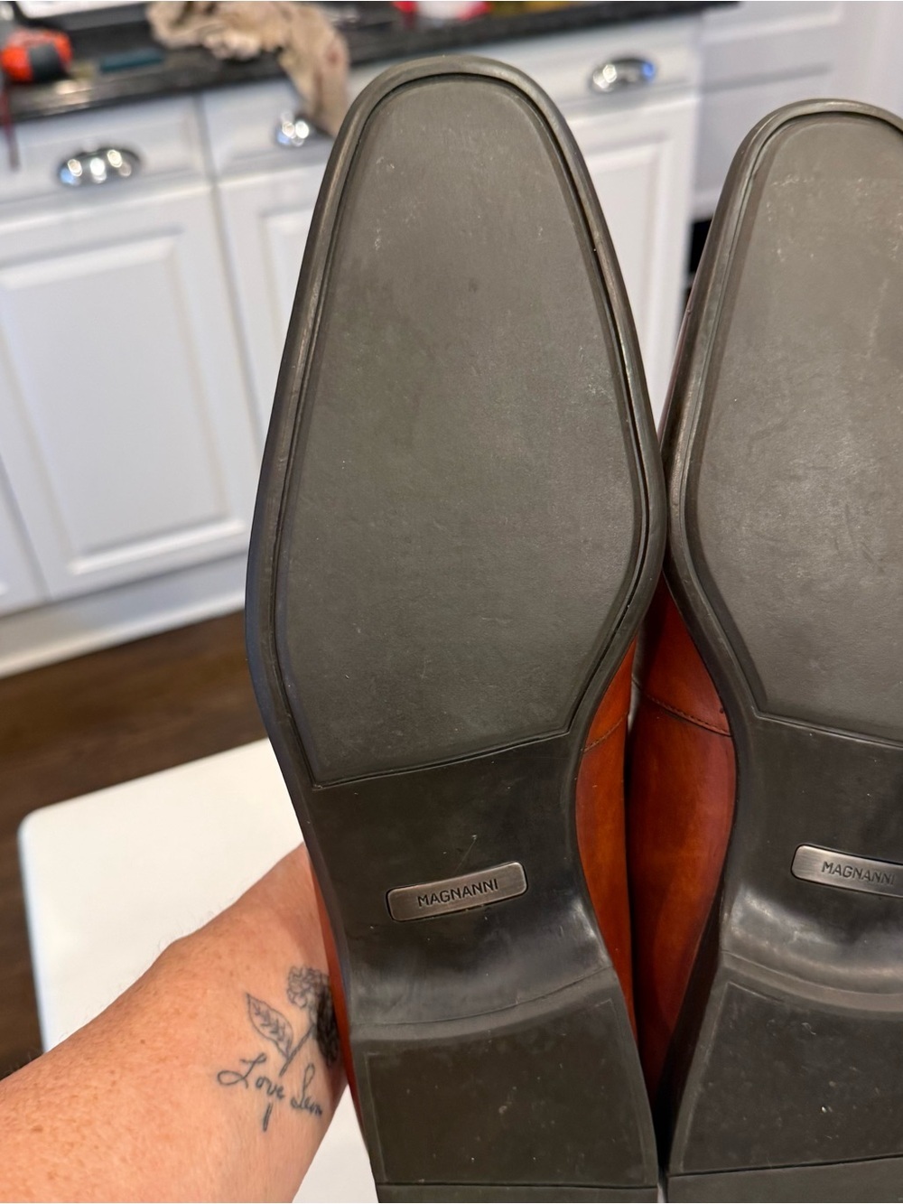 Magnanni Men’s Toreto Venetian Loafers Rich Brown Size US 10.5 EU 43.5 EUC - Picture 9 of 15